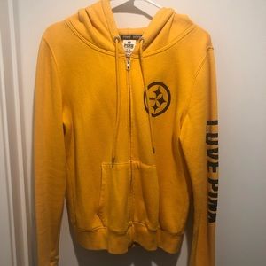 Victoria’s Secret PINK NFL zip hoodie - Steelers
